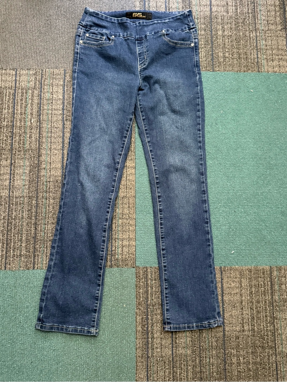 Gucci Navy Women's Bootcut Stretch Denim Jeans